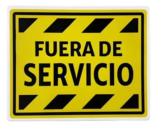 fuera de servicio